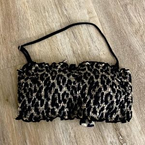 Woman’s leopard, bathing suit, size medium